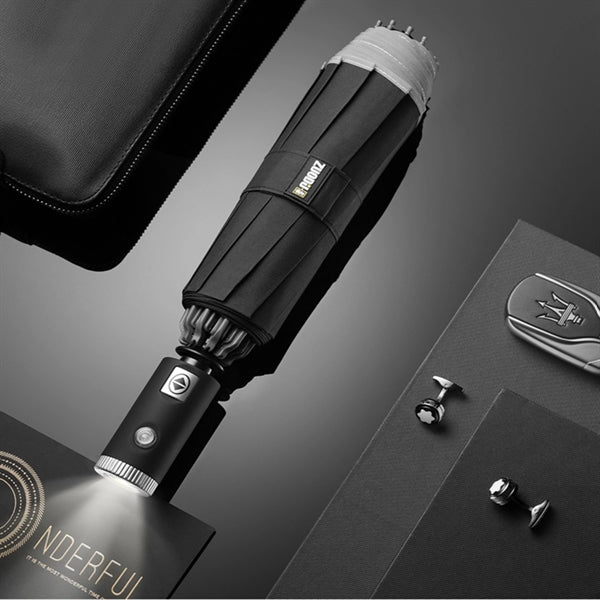 Automatic Reversed Umbrella With Reflective Stripe