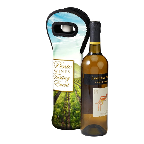 Sublimated Neoprene Wine Tote Carrier Holder