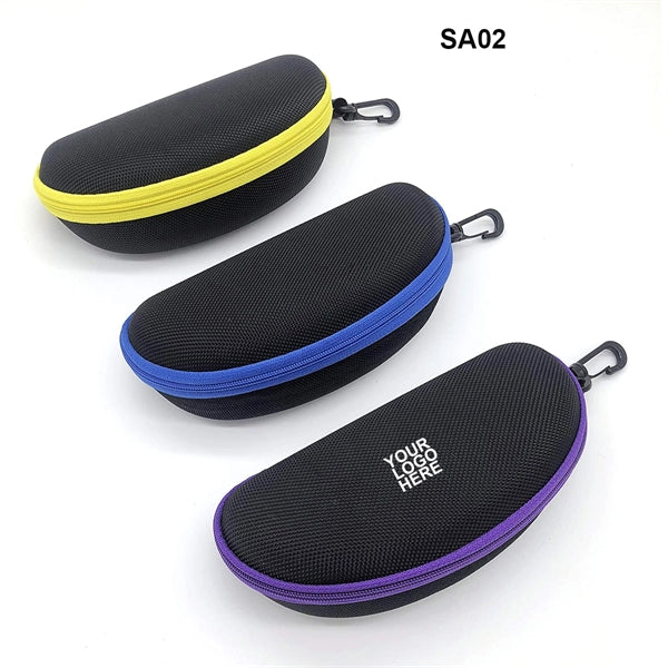 Portable Travel Zipper Eyeglasses Case