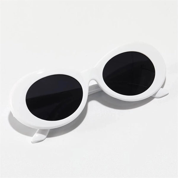 Acrylic Frame Oval Sunglasses