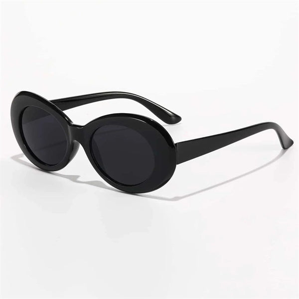 Acrylic Frame Oval Sunglasses