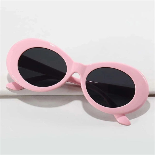 Acrylic Frame Oval Sunglasses