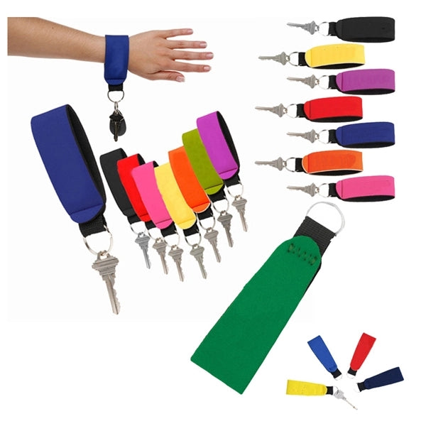 Neoprene Wristband Keychain