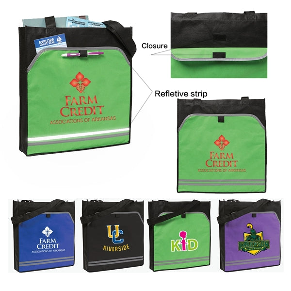 80 GSM Champion Reflective Accent Tote