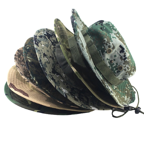 Outdoor Large Bucket Jungle Boonie/Hunting Sunproof Military