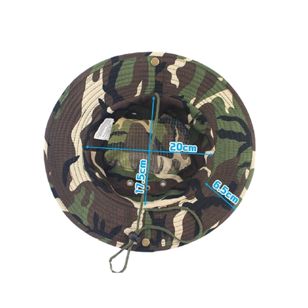 Outdoor Large Bucket Jungle Boonie/Hunting Sunproof Military