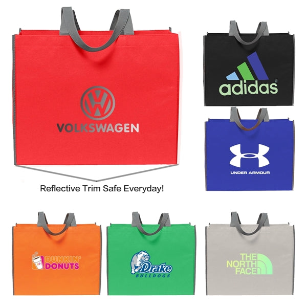 80 GSM Reflective Edge Tote