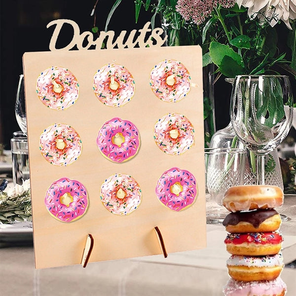 Donuts Stands Board Wall
