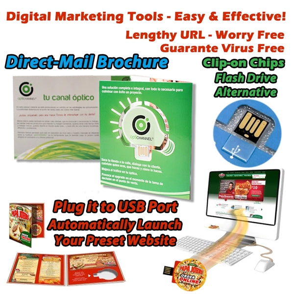 Paper USB Webkey Brochure