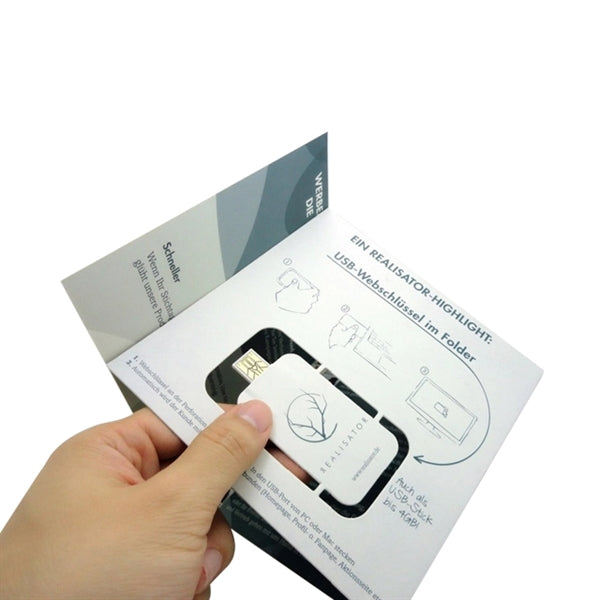 Paper USB Webkey Brochure