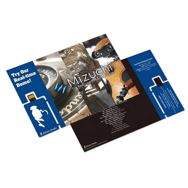 Paper USB Flash Drive Brochure