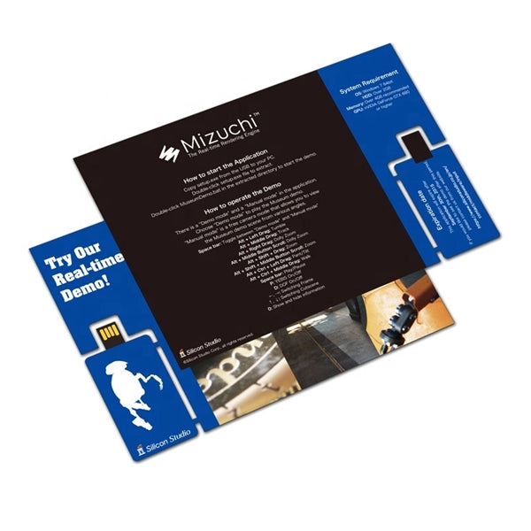 Paper USB Flash Drive Brochure