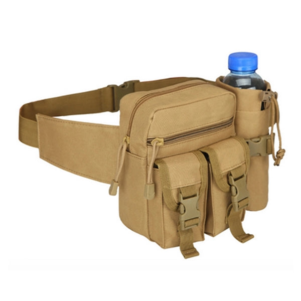 Tactical Waist Pack Pouch With Water Bottle Pocket Holder