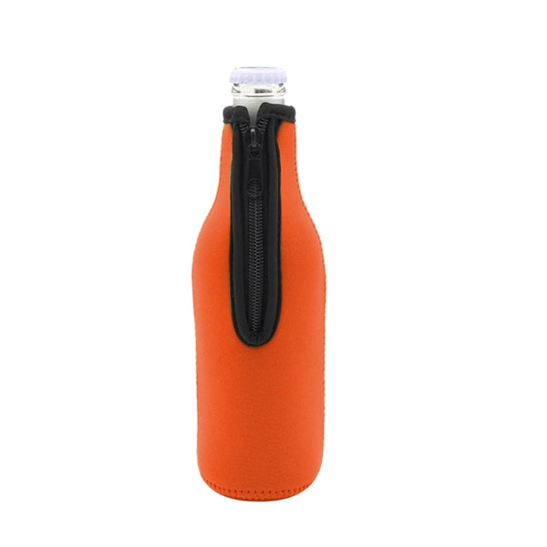 Neoprene Zipper Bottle Coolers Sleeves
