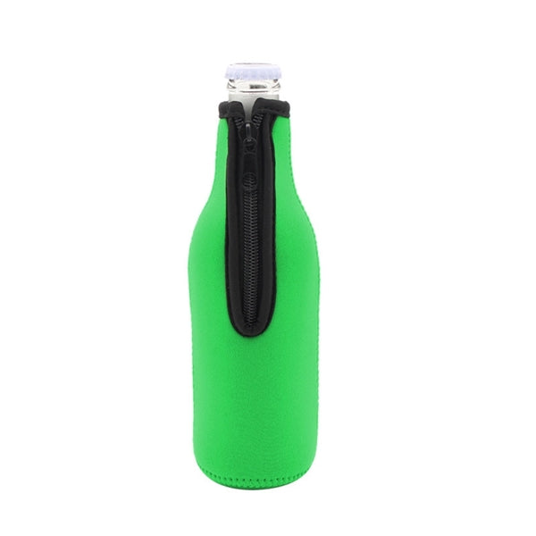 Neoprene Zipper Bottle Coolers Sleeves
