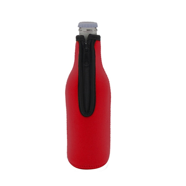 Neoprene Zipper Bottle Coolers Sleeves