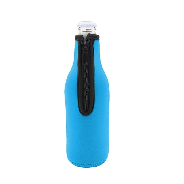 Neoprene Zipper Bottle Coolers Sleeves