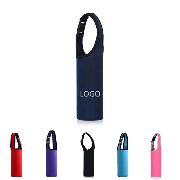 Neoprene Sleeve Water Bottles Cup Carrier Pouch with Carryin