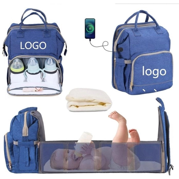 Backpack Diaper Bag with Changing Station
