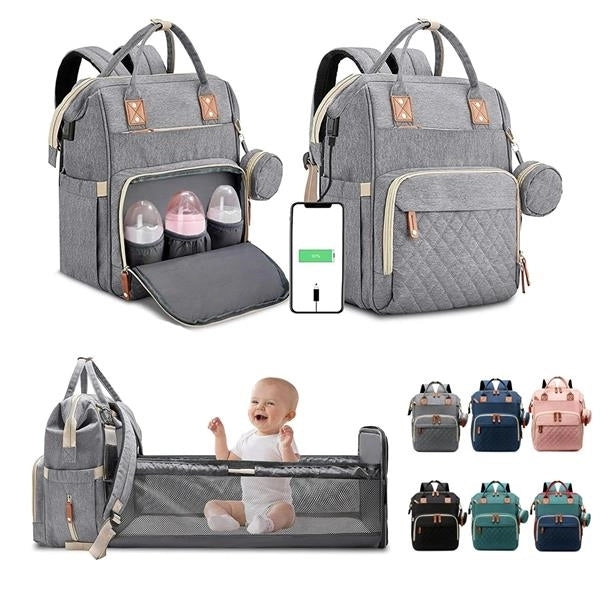 Backpack Diaper Bag with Changing Station