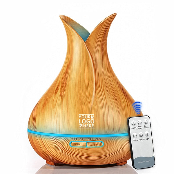 400ML Wood Grain Cool Mist Ultrasonic Essential Oil Diffuser