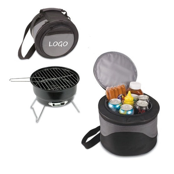 Mini Grill Insulated Cooler BBQ Set