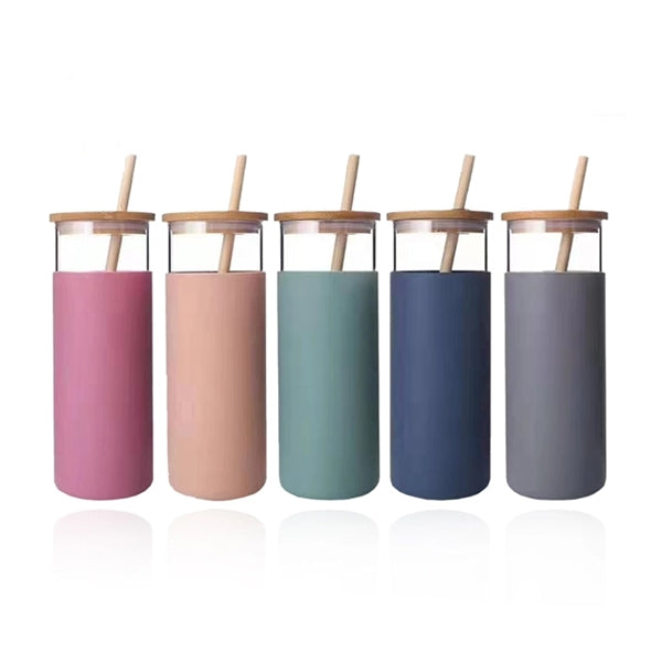 18 oz Glass Water Bottles