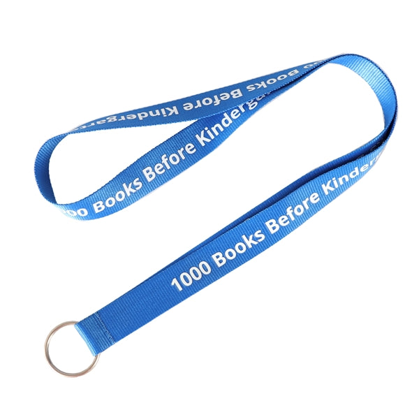 3/4" Silkscreen Polyester Lanyard