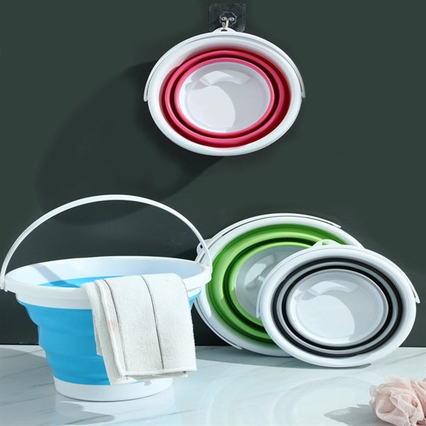 Foldable Round Tub Pot Portable Plastic Water Pail