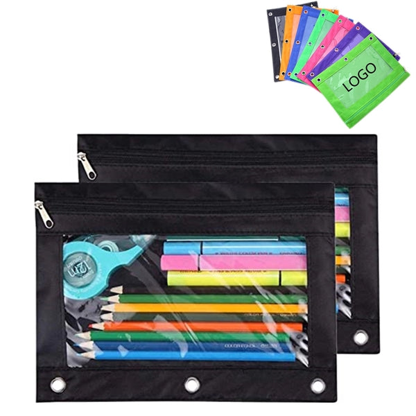 3 Holes Pencil Pouch