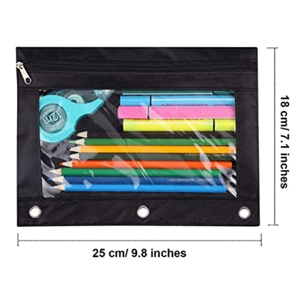 3 Holes Pencil Pouch
