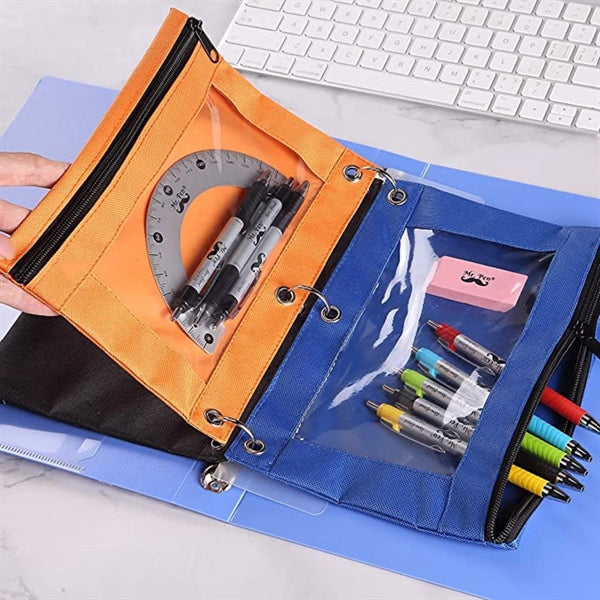 3 Holes Pencil Pouch