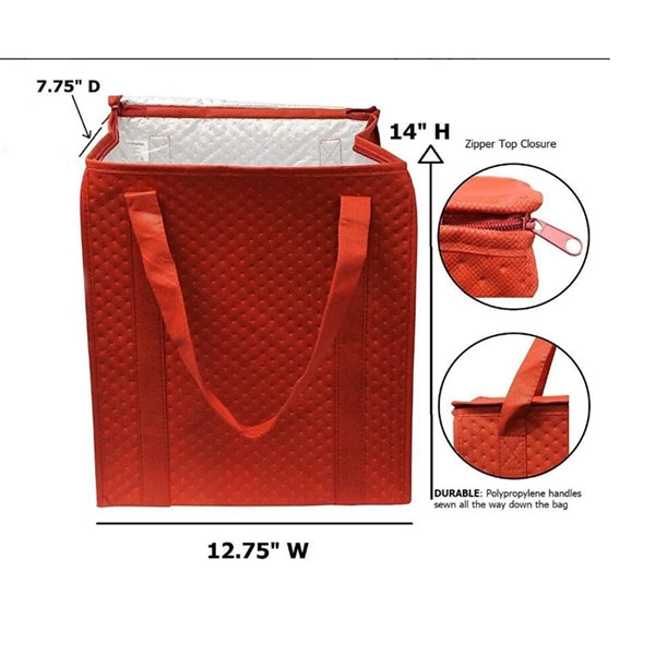 Large Lunch Food Cooler Tote Bag
