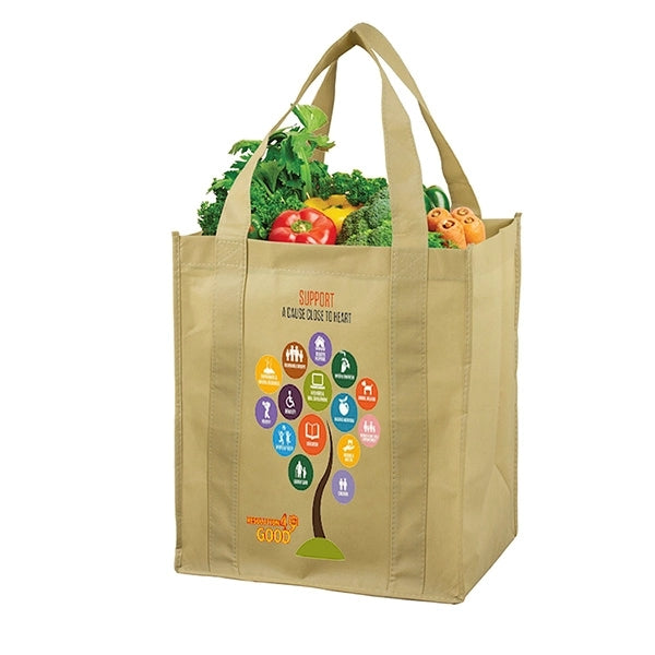 13"W x 15"H x 10"Gusset -"SUPER MEGA" Grocery Shopping
