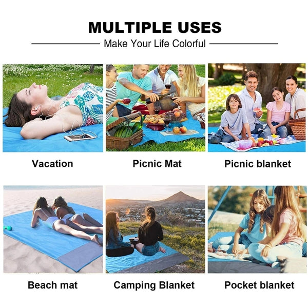 Portable Quick Drying Waterproof Sand Free Beach Blanket Mat
