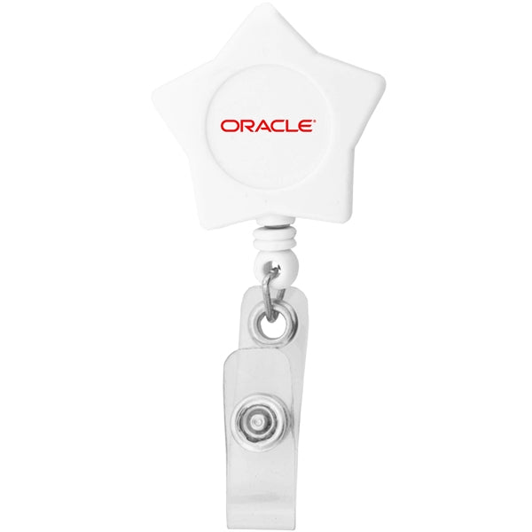 Star-Shaped Retractable Badge Holder