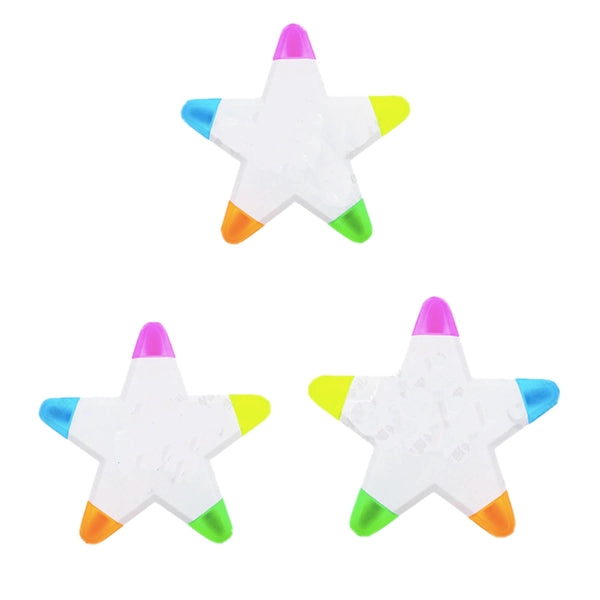 Creative Star Shape Fluorescent Highlighter Watercolor Pens