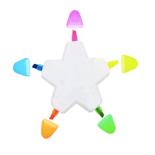 Creative Star Shape Fluorescent Highlighter Watercolor Pens