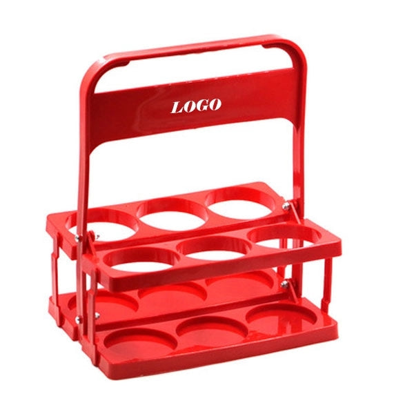 6-Pack Plastic Beer Bottle Basket