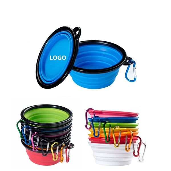 Portable Silicone Travel Dog Cat Bowls