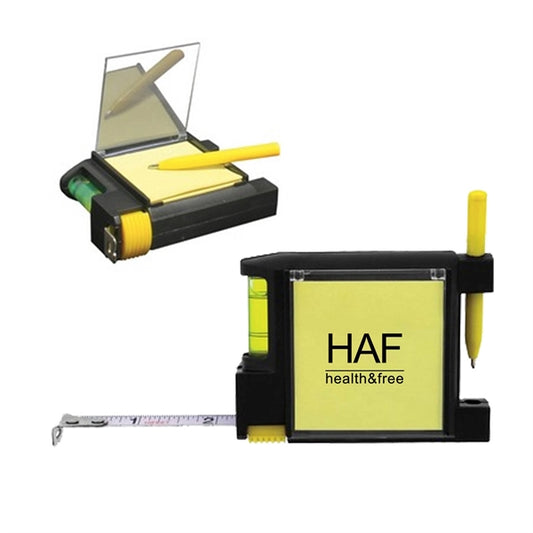 Multi-functional Tape Measure with pen and Sticky Note