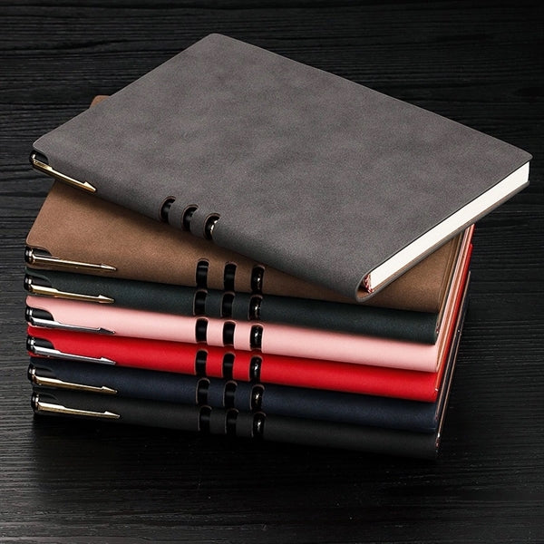 Thick Classic Notebook with Pen Loop