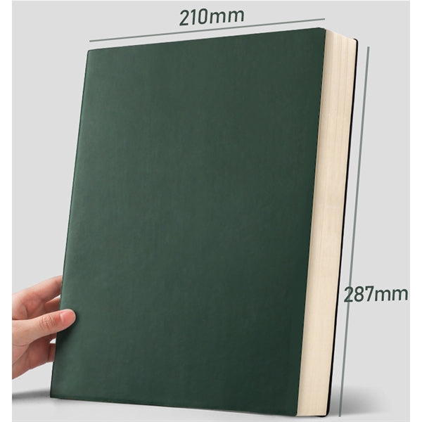 A4 Classic Hardcover Notebook Journal PU Leather