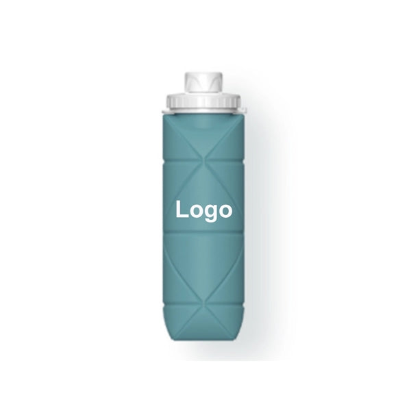 20oz Foldable Silicone Water Bottle