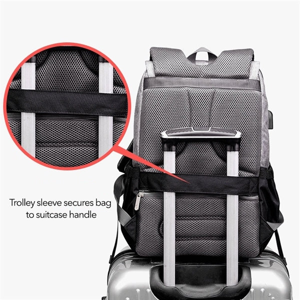 Mummy / Daddy Backpack Diaper Bag Set with USB port