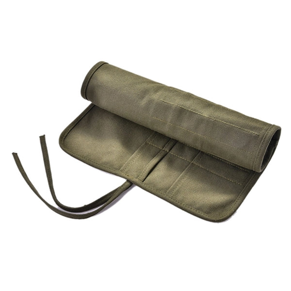 30 Slots Roll Up Canvas Oil Paint Brush Bag