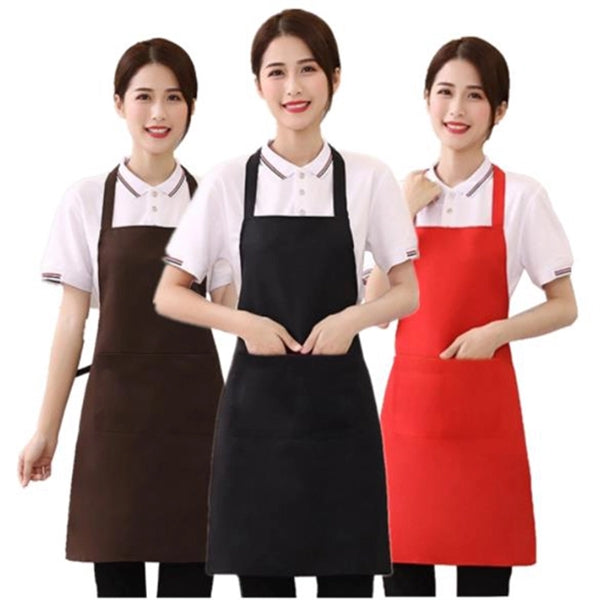 Full Length Apron w/ Custom Imprint & Adjustable Neck Strap