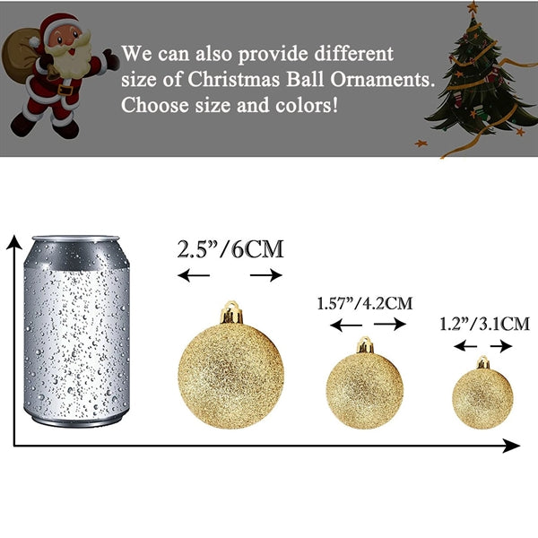 24 Pcs Christmas Ornaments Balls