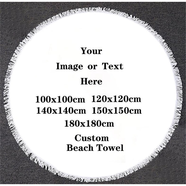 Outdoor Polyester Circle Beach Towel