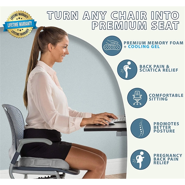 Gel Enhanced Seat Cushion
